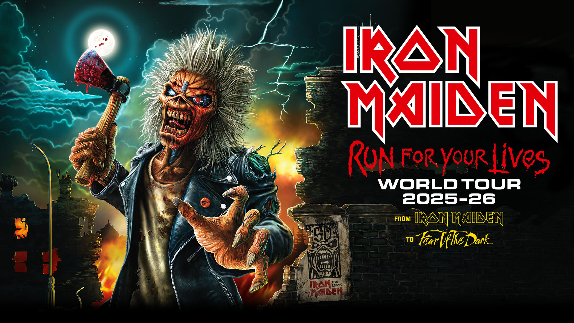 Iron Maiden Announce 'Run For Your Lives' World Tour 2025/26