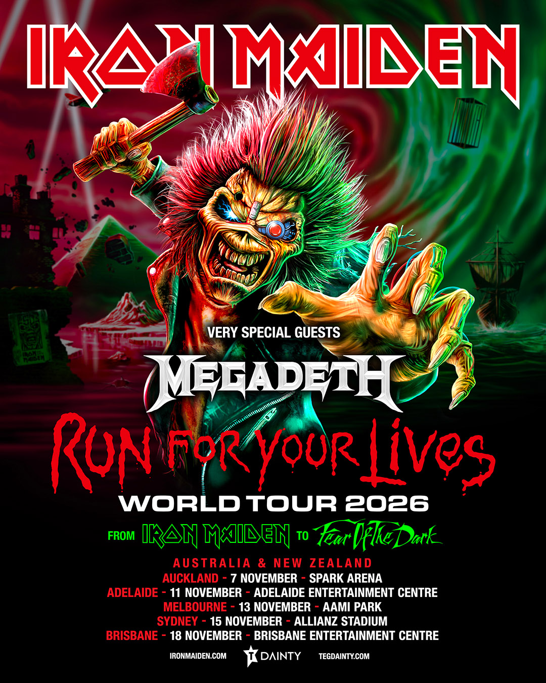 Final Countries Announced For The Run For Your Lives World Tour